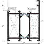 განიერი ჩარჩო AT55F03