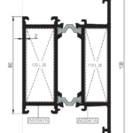 განიერი ტიხარი AT55M03