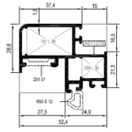 გაღების ფრთა R50 V26