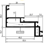 გაღების ჩარჩო R50 H06