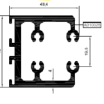 ტიხრის სამაგრი R50 C06