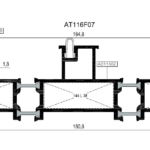 ჩარჩო სამ რელსიანი AT116F07