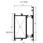 ვერტიკალური ტიხარი AT116F03