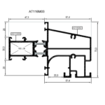 ჰორიზონტალური ტიხარი AT116M03